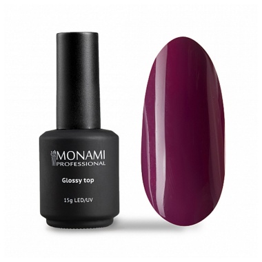 Monami Глянцевый топ для гель-лака без липкого слоя Glossy Top купить
