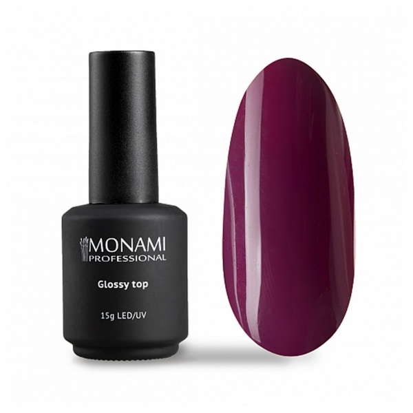 Monami Глянцевый топ для гель-лака без липкого слоя Glossy Top, 15 гр купить