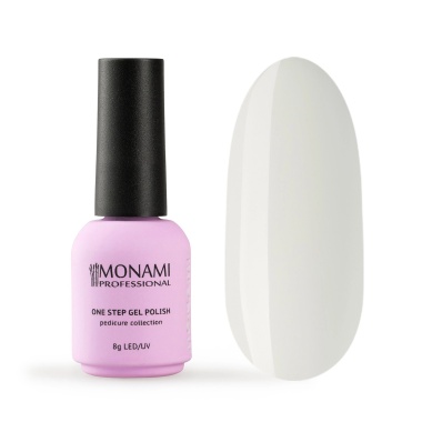 Monami Гель-лак для ногтей Pedicure Collection, №02 белый, 8 мл купить