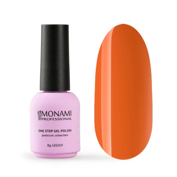 Monami Гель-лак для ногтей Pedicure Collection, №09 ярко-оранжевый, 8 мл купить