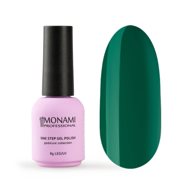 Monami Гель-лак для ногтей Pedicure Collection, №18 насыщенный зеленый, 8 мл купить