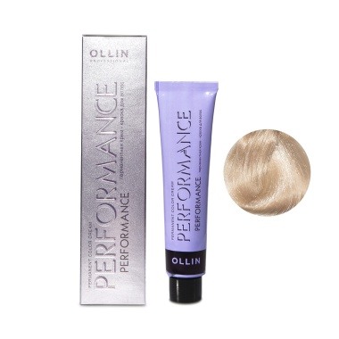 Ollin Professional Перманентная крем-краска с комплексом Performance, 10/3 светлый блондин золотистый, 60 мл купить