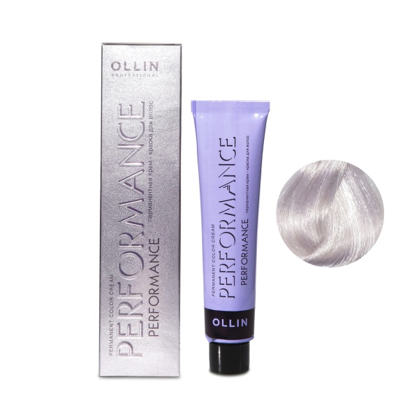 Ollin Professional Перманентная крем-краска с комплексом Performance, 10/8 светлый блондин жемчужный, 60 мл купить