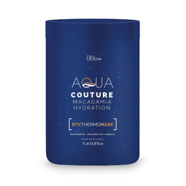 BB one Ботокс для осветленных волос Aqua Couture Macadamia Blond Hydration Btx Thermo Mask, 1000 мл купить