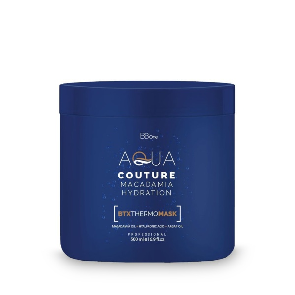 BB one Ботокс для осветленных волос Aqua Couture Macadamia Blond Hydration Btx Thermo Mask, 500 мл купить