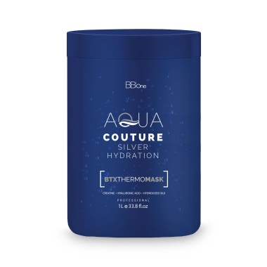 BB one Ботокс для всех типов волос Aqua Cooture Mask Silver Hydration Btx, с серым пигментом, 1000 мл купить