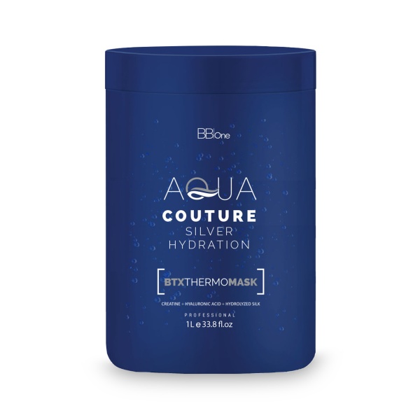 BB one Ботокс для всех типов волос Aqua Cooture Mask Silver Hydration Btx, с серым пигментом, 1000 мл купить