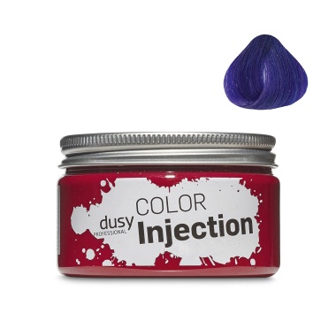 Dusy Professional Краситель прямого действия Color Injection, Ярко-синий Flashy Blue, 115 мл купить