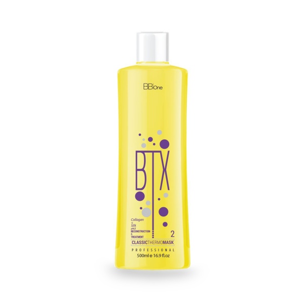 BB one Маска ботокс для волос Btx Classic Thermo Mask с синим пигментом шаг 2, 500 мл купить