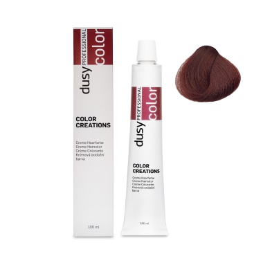 Dusy Professional Крем-краска для волос Color Creations Intensive Reds, 55.44 светло-коричневый красный, 100 мл купить