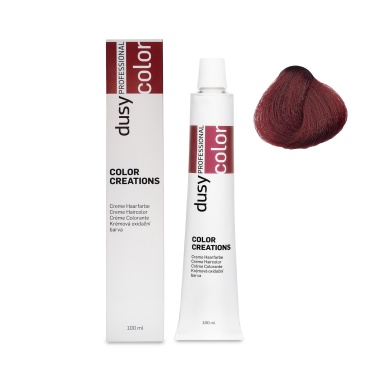 Dusy Professional Крем-краска для волос Color Creations Intensive Reds, 55.46 светло-коричневый красно-фиолетовый, 100 мл купить