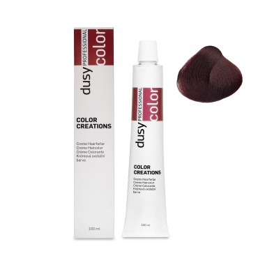 Dusy Professional Крем-краска для волос Color Creations Intensive Reds, 55.55 светло-коричневый махагон, 100 мл купить