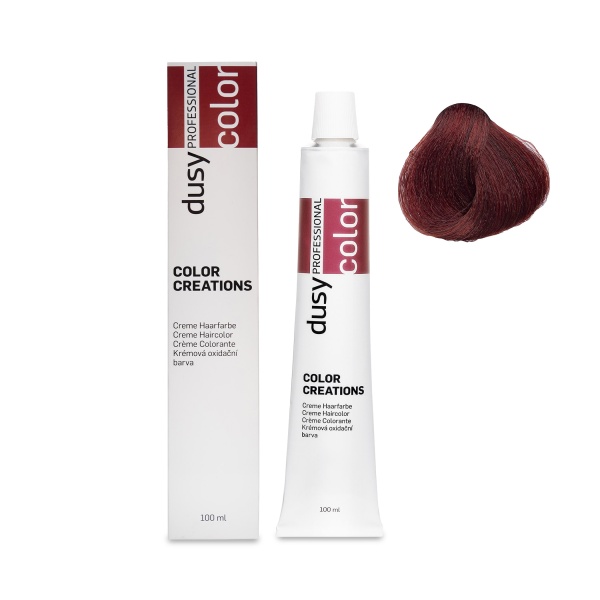 Dusy Professional Крем-краска для волос Color Creations Intensive Reds, 66.46 темный блонд красно-фиолетовый, 100 мл купить