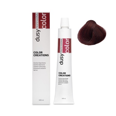 Dusy Professional Крем-краска для волос Color Creations Intensive Reds, 66.56 темный блонд махагон фиолетовый, 100 мл купить