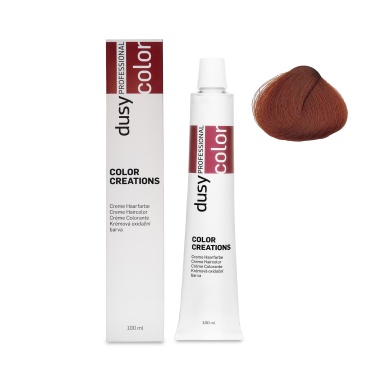 Dusy Professional Крем-краска для волос Color Creations Intensive Reds, 77.43 блонд красно-золотистый, 100 мл купить
