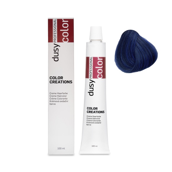 Dusy Professional Крем-краска для волос Color Creations Pastell, полуночно синий Blue, 100 мл купить