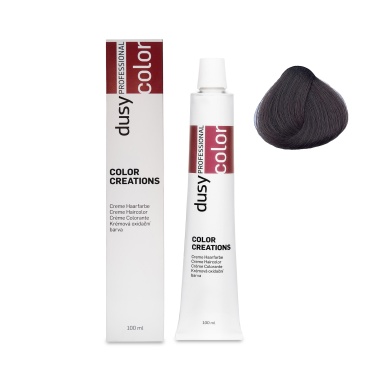 Dusy Professional Крем-краска для волос Color Creations, 4.07 коричневый натуральный коричневый, 100 мл купить