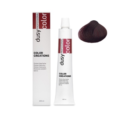 Dusy Professional Крем-краска для волос Color Creations, 4.65 средне-красный махагон коричневый, 100 мл купить