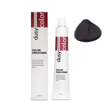 Dusy Professional Крем-краска для волос Color Creations, 4.77 коричневый интенсивный коричневый, 100 мл купить