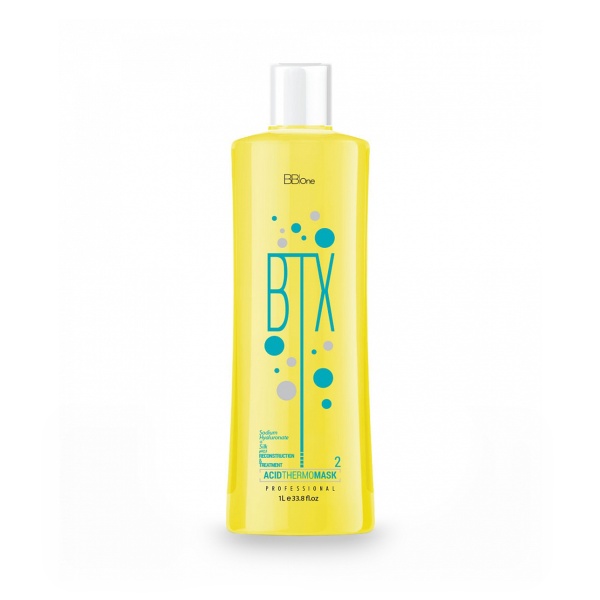 BB one Маска-аминокислотный ботокс для волос Btx Acid Thermo Mask с синим пигментом шаг 2, 1000 мл купить