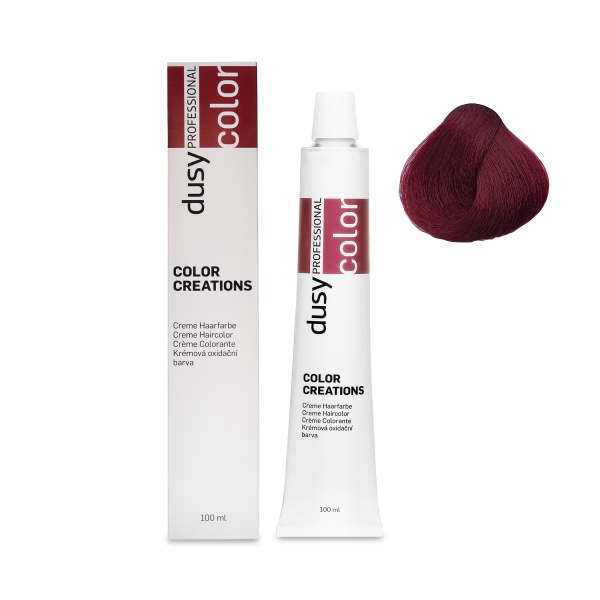Dusy Professional Крем-краска для волос Color Creations, 6.66 темный интенсивный красный блонд, 100 мл купить
