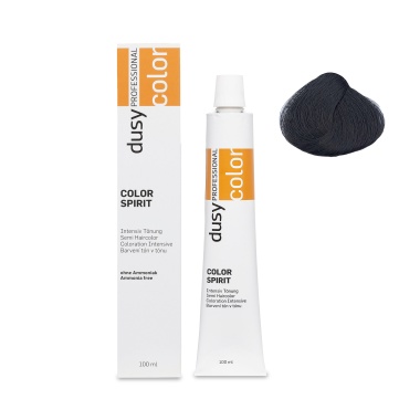 Dusy Professional Тонирующая крем-краска для волос Color Spirit, 1.0 черный, 100 мл купить
