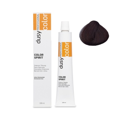 Dusy Professional Тонирующая крем-краска для волос Color Spirit, 55.05 светло-коричневый интенсивный натуральный махагон, 100 мл купить