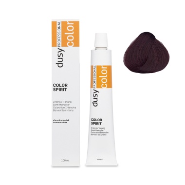 Dusy Professional Тонирующая крем-краска для волос Color Spirit, 55.54 светло-коричневый интенсивный махагон медный, 100 мл купить