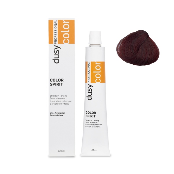 Dusy Professional Тонирующая крем-краска для волос Color Spirit, 6.45 темный блонд медный махагон, 100 мл купить