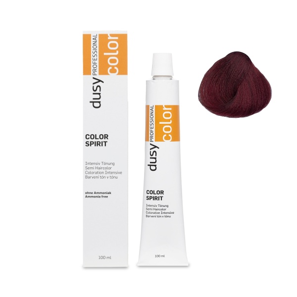 Dusy Professional Тонирующая крем-краска для волос Color Spirit, 77.45 блонд интенсивный медный махагон, 100 мл купить