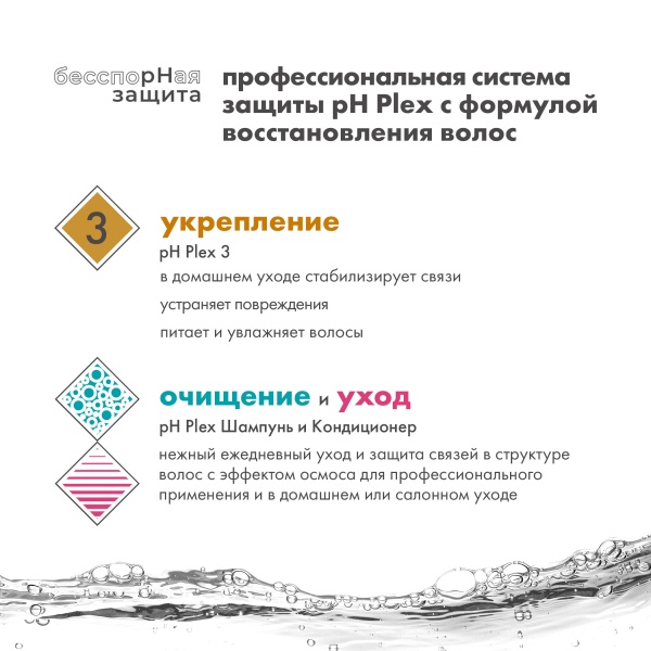 pH Plex 1 и 2 Профессиональное саше Traveling Stylist Sachet, 7 мл, 15 мл купить