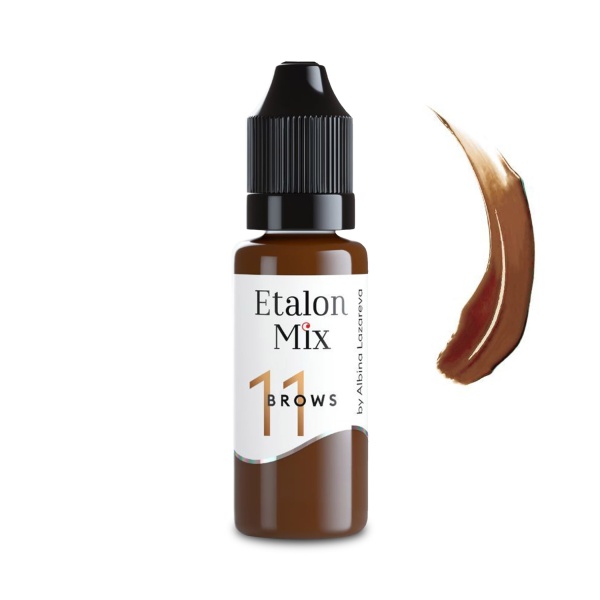 Etalon Mix Пигмент для перманентного макияжа бровей, №6 Эспрессо, 15 мл купить