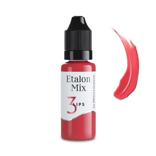Etalon Mix Пигмент для перманентного макияжа губ, №3 Ягодный нектар, 15 мл купить