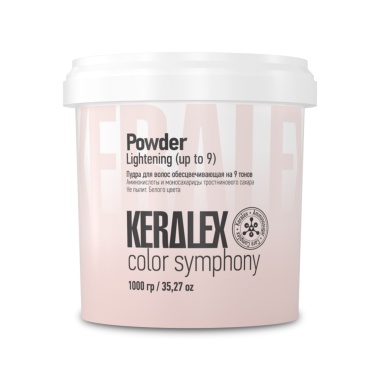 Keralex Пудра для волос обесцвечивающая на 9 тонов Сolor Symphony Powder Lightening, 1000 гр купить
