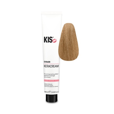 Kis Кератиновый краситель KeraCream Color, 8G/83 золотистый светло-русый, 100 мл купить