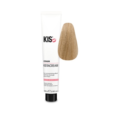 Kis Кератиновый краситель KeraCream Color, 9B/913 экстра-светлый бежевый, 100 мл купить