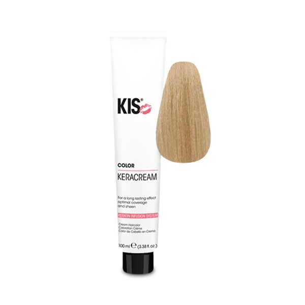 Kis Кератиновый краситель KeraCream Color, 9G/93 золотистый белокурый, 100 мл купить