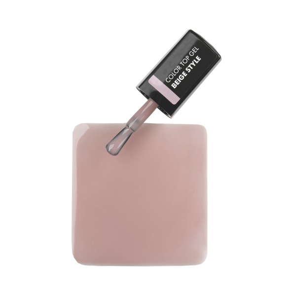 E.Mi Топ для ногтей Color Top Gel, Beige Style, 9 мл купить