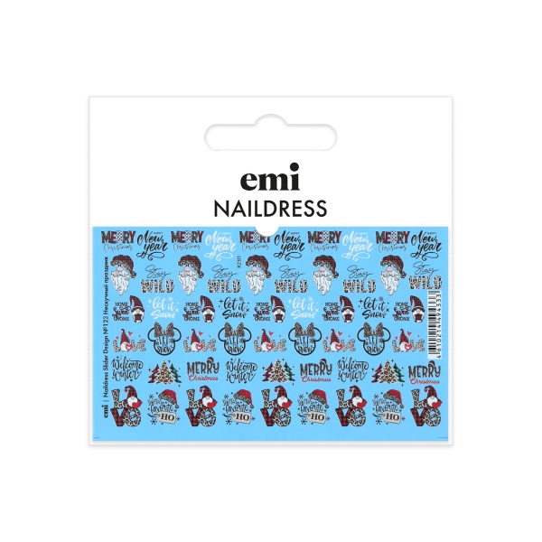 E.Mi Cлайдер для создания дизайна Naildress Slider Design, №123 Нескучный праздник купить