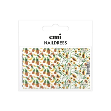 E.Mi Cлайдер для создания дизайна Naildress Slider Design, №131 Банановая республика купить