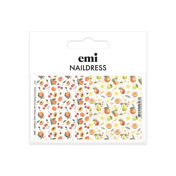 E.Mi Cлайдер для создания дизайна Naildress Slider Design, №134 Заряд витаминов купить