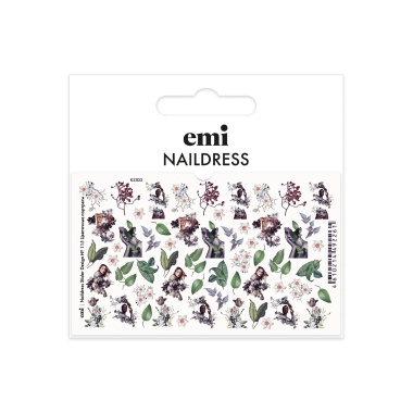 E.Mi Cлайдер для создания дизайна Naildress Slider Design, №115 Цветочные портреты купить