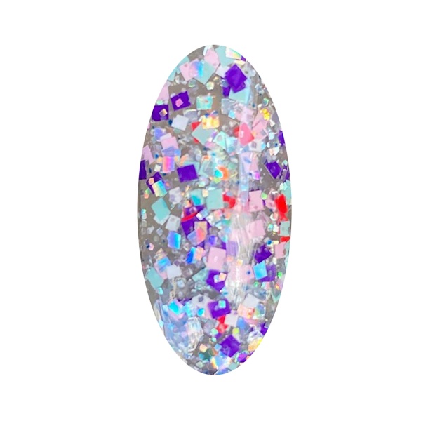Solalove Гель-лак с квадратными блестками Mosaic, 03, 10 мл купить