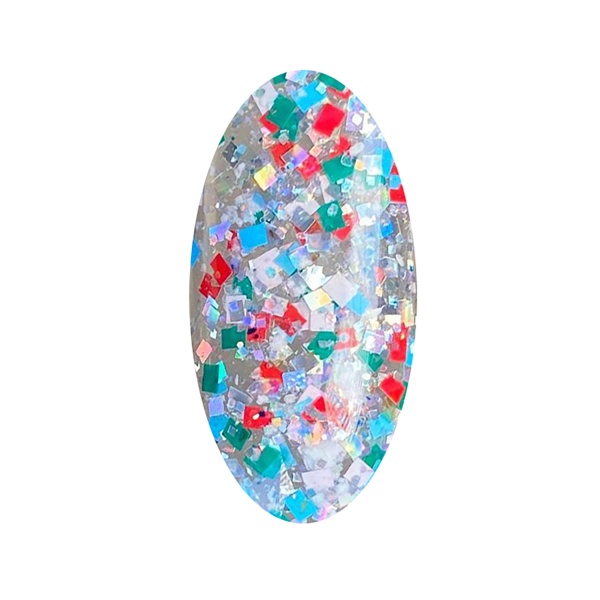 Solalove Гель-лак с квадратными блестками Mosaic, 05, 10 мл купить