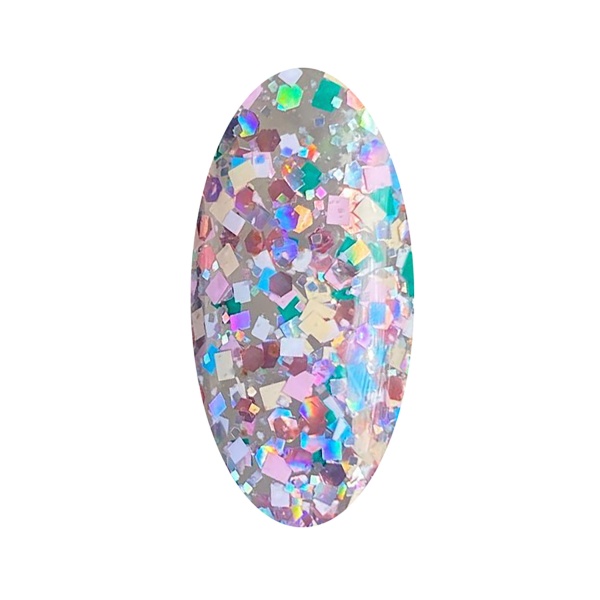 Solalove Гель-лак с квадратными блестками Mosaic, 06, 10 мл купить