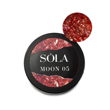 Solalove Гель с блестками Moon, 05, 5 мл купить