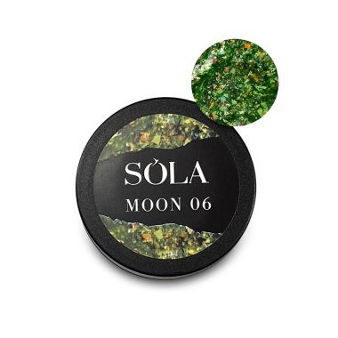 Solalove Гель с блестками Moon, 06, 5 мл купить