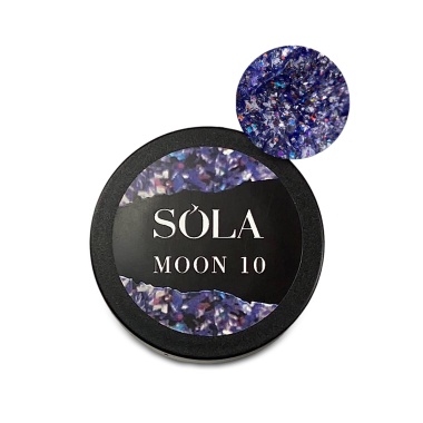 Solalove Гель с блестками Moon, 10, 5 мл купить