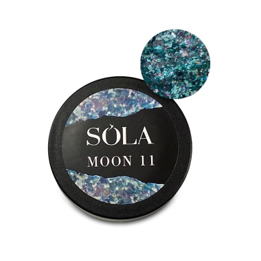 Solalove Гель с блестками Moon, 11, 5 мл купить