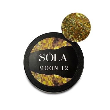 Solalove Гель с блестками Moon, 12, 5 мл купить